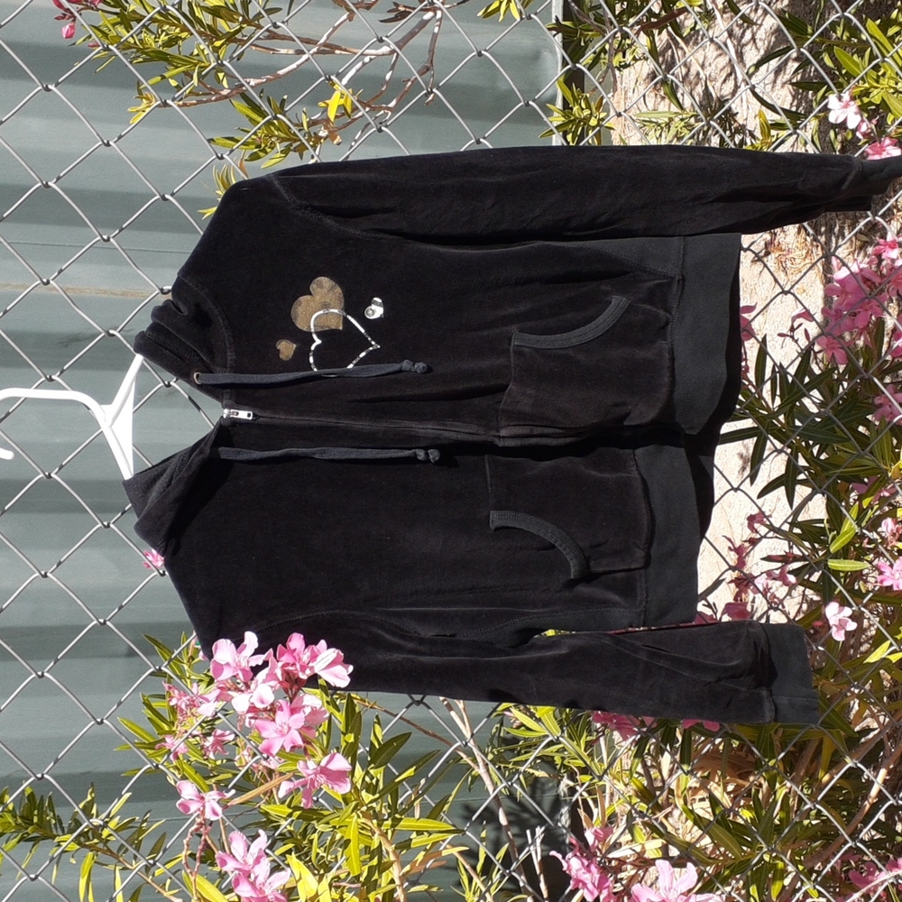 No Boundaries Juniors Black Jacket, Size XL